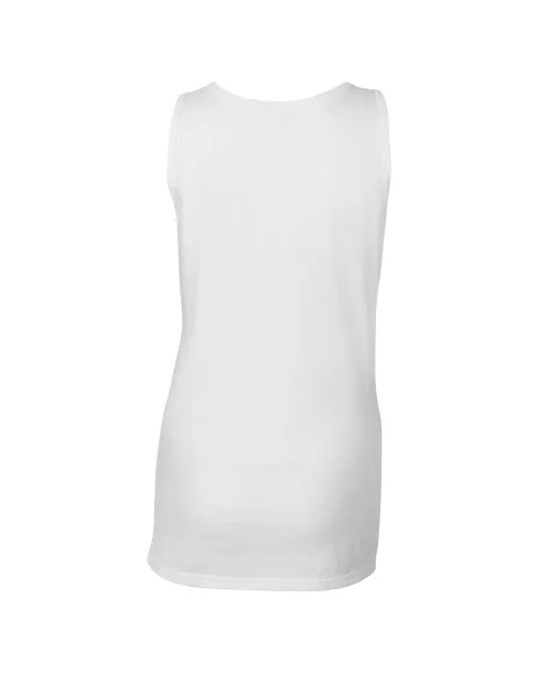 SOFTSTYLE® ženska majica bez rukava, 150 g/m2 - Gildan Bijela