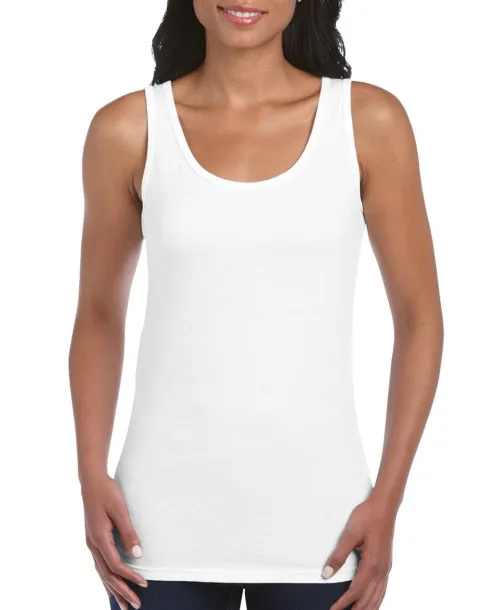 SOFTSTYLE® LADIES' TANK TOP - Gildan White