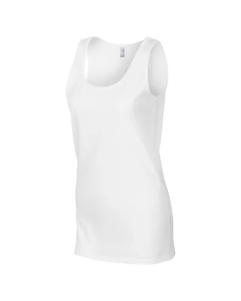 SOFTSTYLE® ženska majica bez rukava, 150 g/m2 - Gildan Bijela