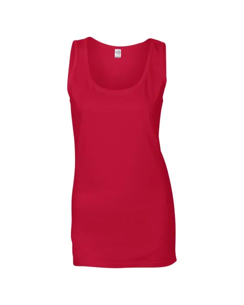 SOFTSTYLE® ženska majica bez rukava, 150 g/m2 - Gildan Cherry Red