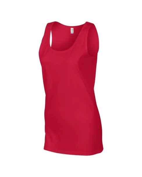 SOFTSTYLE® ženska majica bez rukava, 150 g/m2 - Gildan Cherry Red