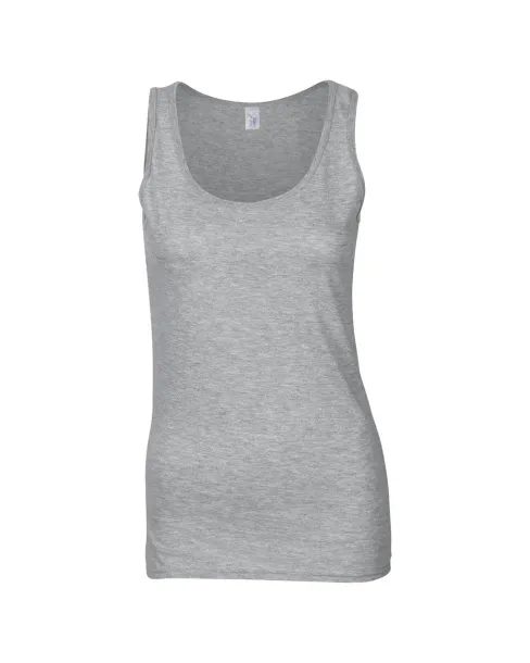 SOFTSTYLE® ženska majica bez rukava, 150 g/m2 - Gildan Ideal Oxford Grey
