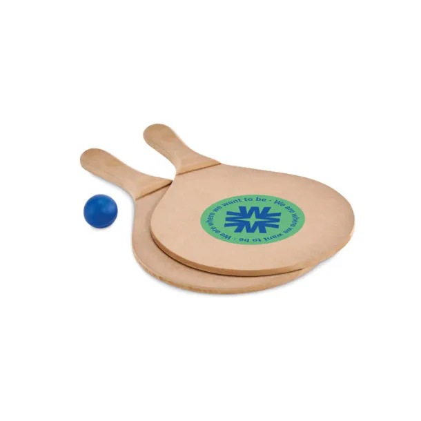 RAQUET Beach tennis set Wood