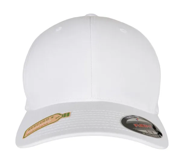  Flexfit Recycled Polyester Cap - Flexfit Bijela