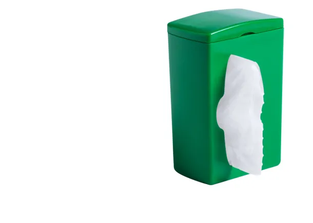 Bluck waste bag dispenser Green