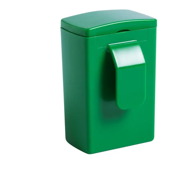 Bluck waste bag dispenser Green