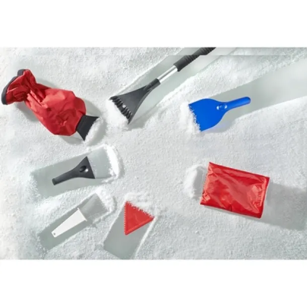  Ice scraper in glove red