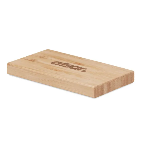 ARENA SOLAR Solar power bank 4000 mAh Wood