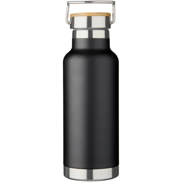 Thor 480 ml copper vacuum insulated sport bottle Solid black