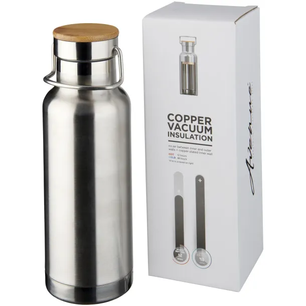 Thor 480 ml copper vacuum insulated sport bottle Silver