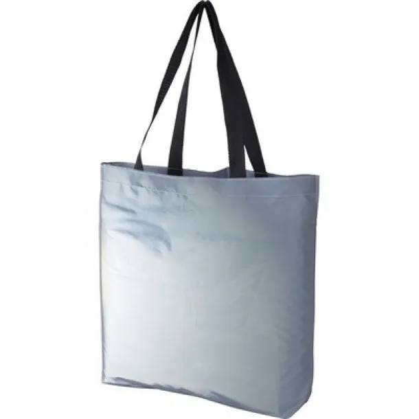  Reflective shopping bag Srebrna