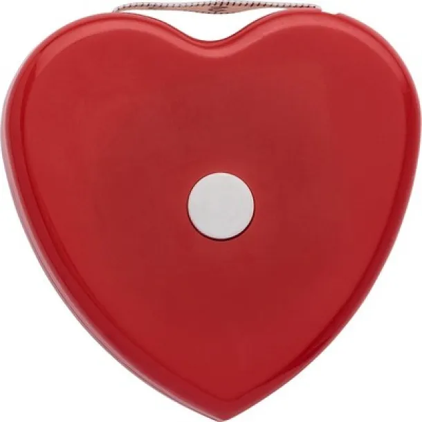  Measuring tape 1,5 m "heart" with BMI red