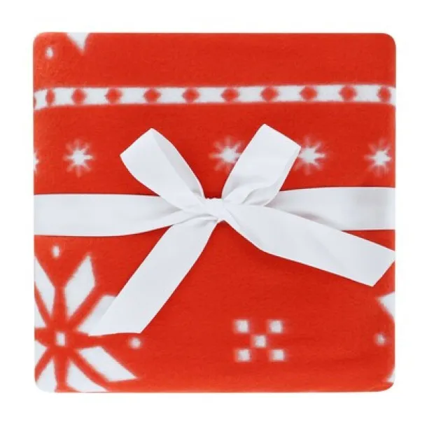  RPET blanket, Christmas pattern Crvena