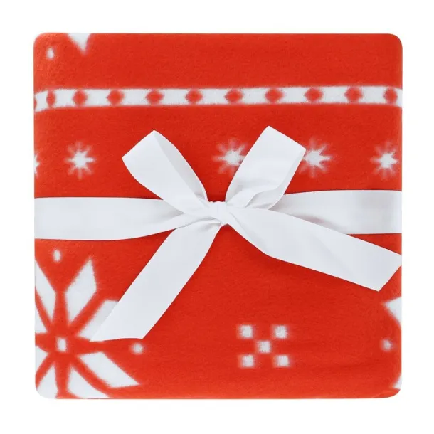  RPET blanket, Christmas pattern Crvena