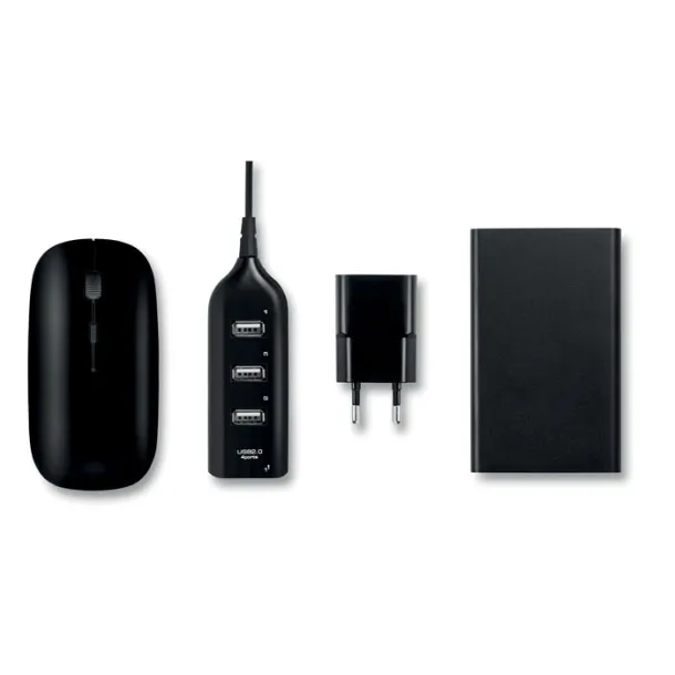 POWERSET set opreme za računalo, 4 000 mAh Crna