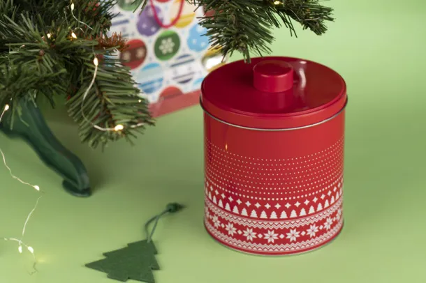 KLAUS Tin  1600 ml czerwony