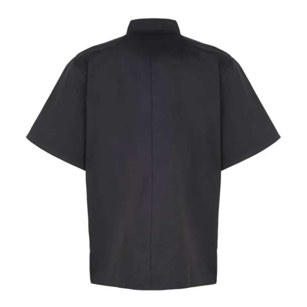  CHEF'S SHORT SLEEVE STUD JACKET - Premier Black