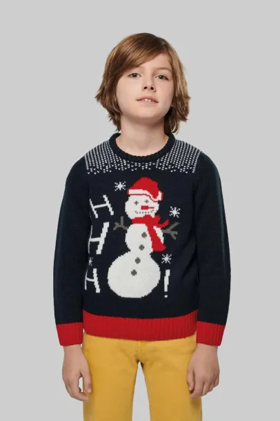 HO HO HO KIDS' JUMPER - Kariban Night Navy