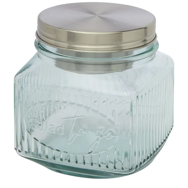 Lechug recycled glass salad pot - Authentic White