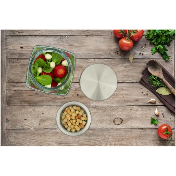 Lechug recycled glass salad pot - Authentic White