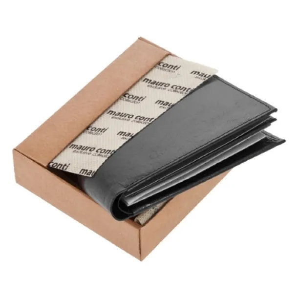  Leather wallet Mauro Conti black