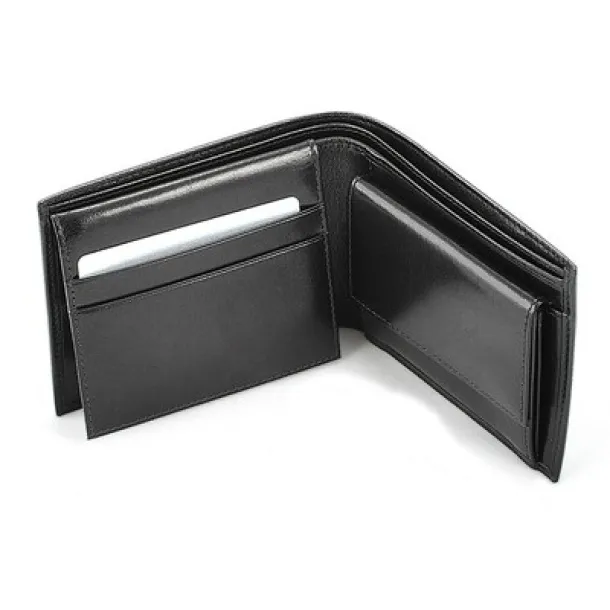  Leather wallet Mauro Conti black