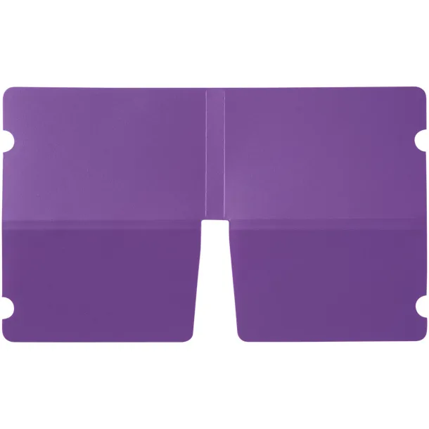Madden fold-up face mask wallet Purple