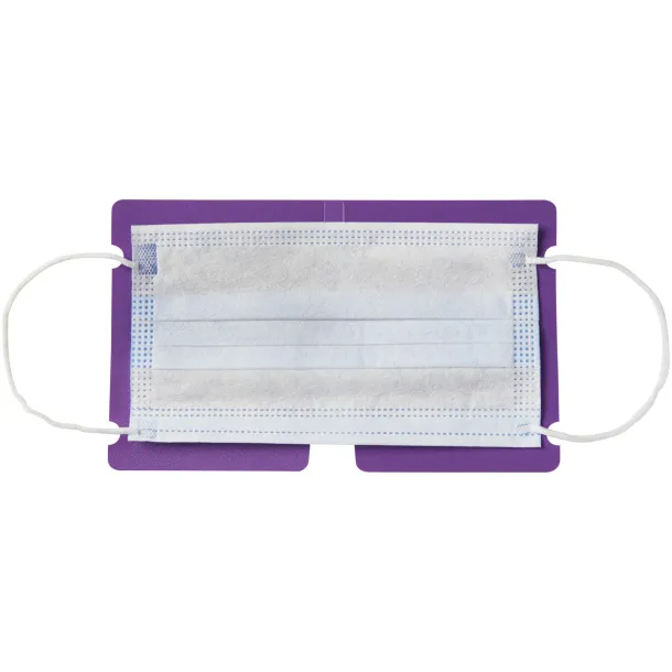 Madden fold-up face mask wallet Purple