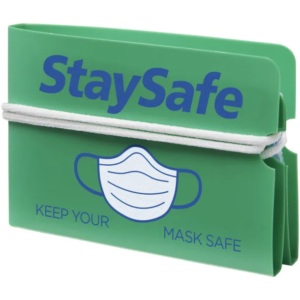 Madden fold-up face mask wallet Green