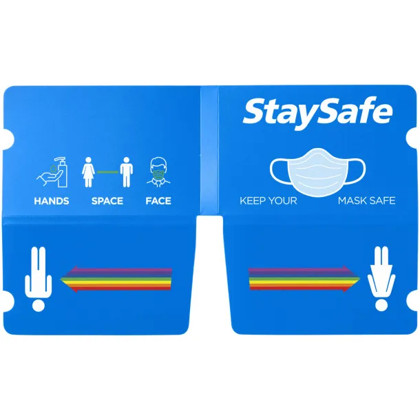 Madden fold-up face mask wallet Blue