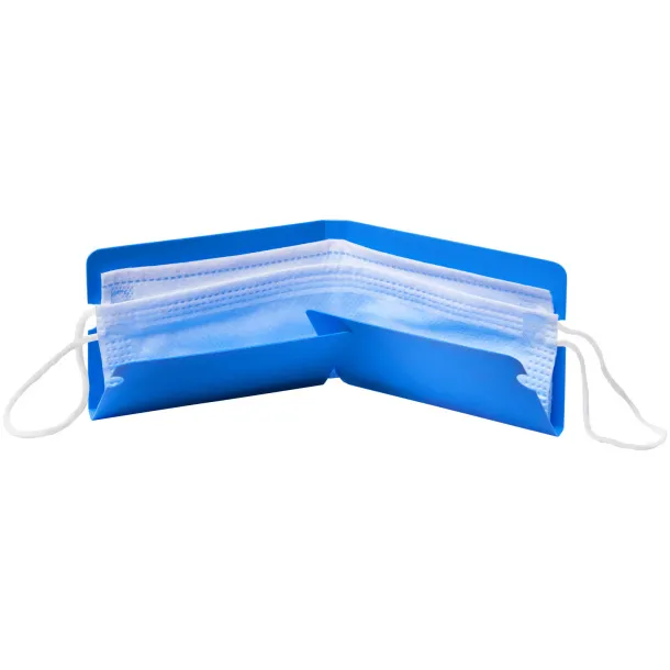 Madden fold-up face mask wallet Blue