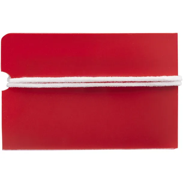 Madden fold-up face mask wallet Red