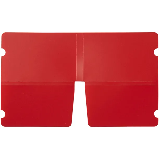 Madden fold-up face mask wallet Red