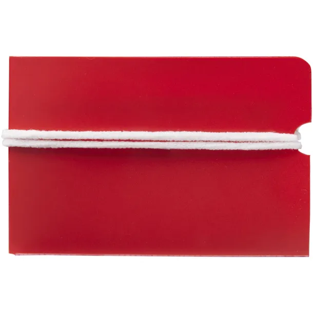 Madden fold-up face mask wallet Red