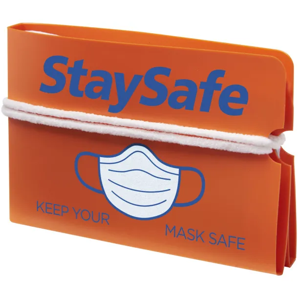 Madden fold-up face mask wallet Orange