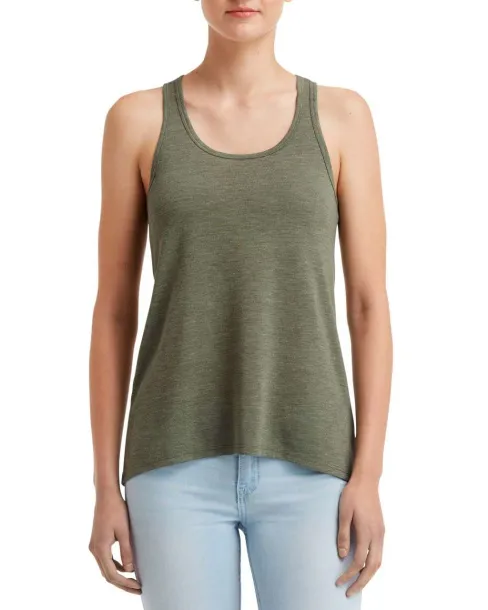  WOMEN'S FREEDOM TANK - Anvil Moss