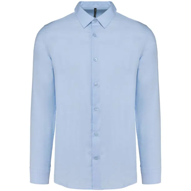  MEN LONG-SLEEVED EASY CARE SHIRT WITHOUT POCKET - Kariban Oxford Blue