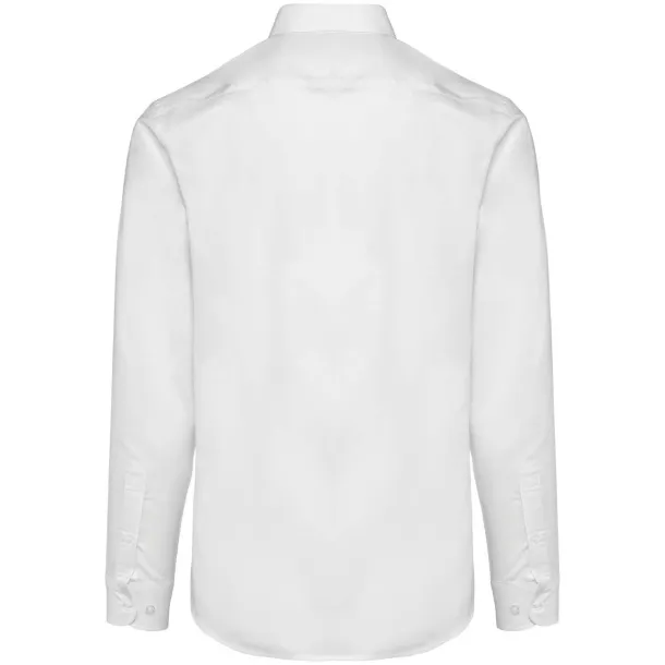  MEN LONG-SLEEVED EASY CARE SHIRT WITHOUT POCKET - Kariban White