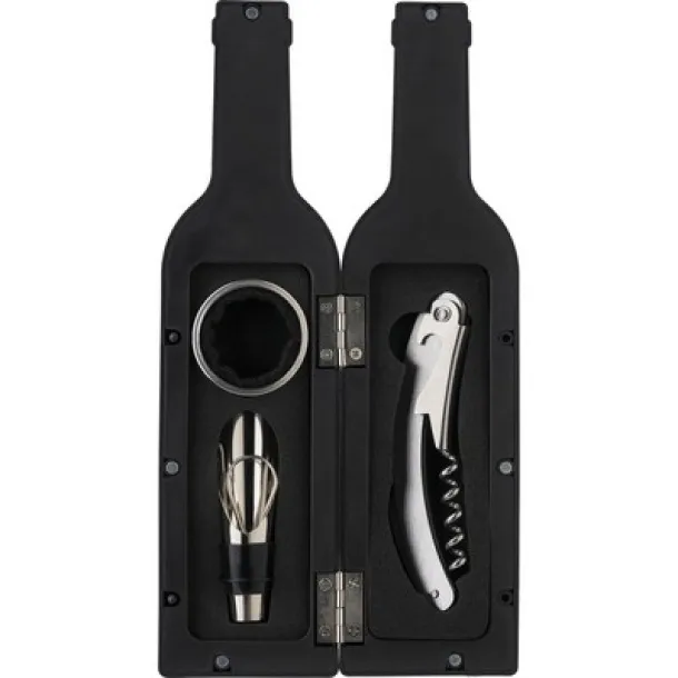  Wine set, 3 pcs. black