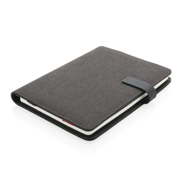 Kyoto A5 notebook cover with organizer Black