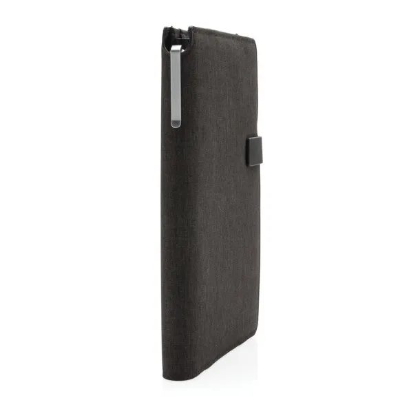  Kyoto A5 notebook cover with organizer Black