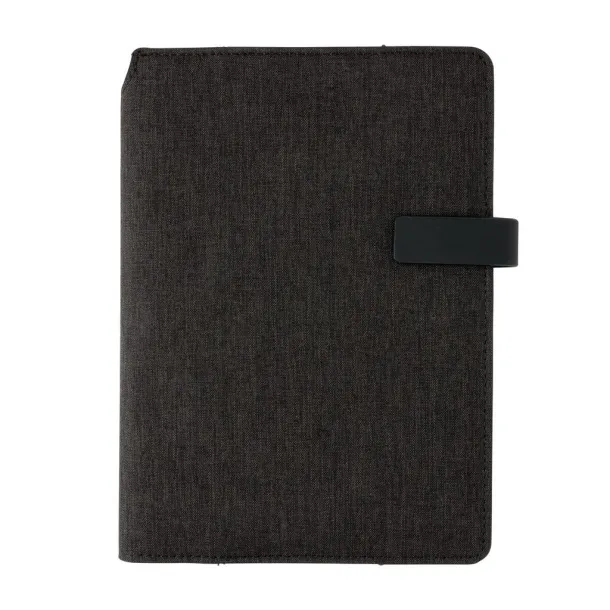 Kyoto A5 notebook cover with organizer Black