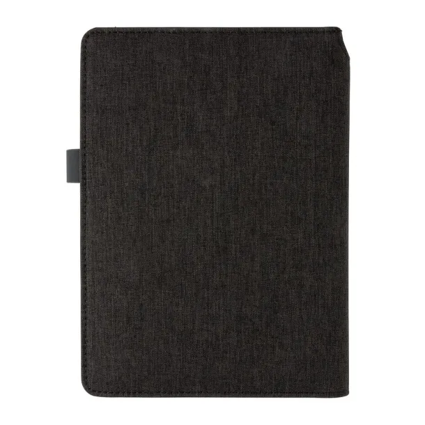  Kyoto A5 notebook cover with organizer Black