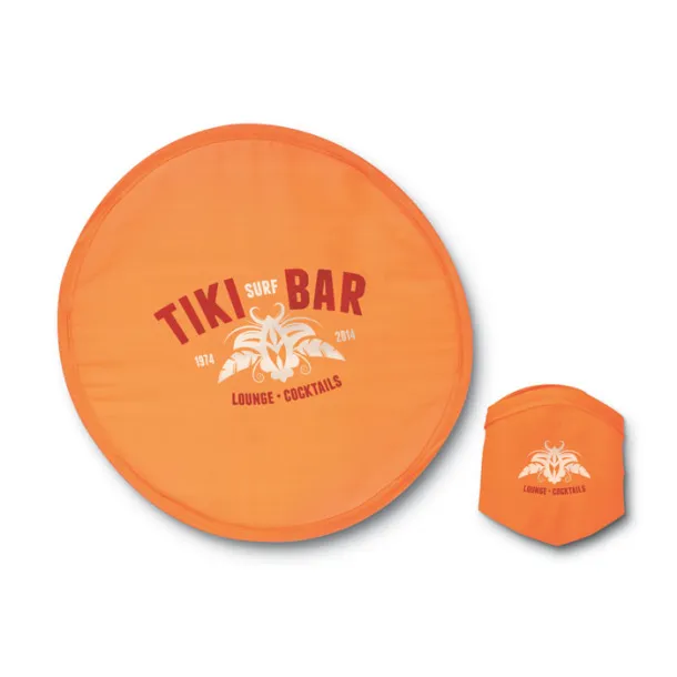 ATRAPA Foldable frisbee in pouch Orange