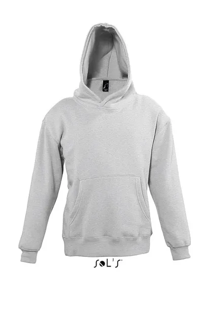  SOL'S SLAM KIDS HOODED SWEAT-SHIRT - SOL'S Grey Melange