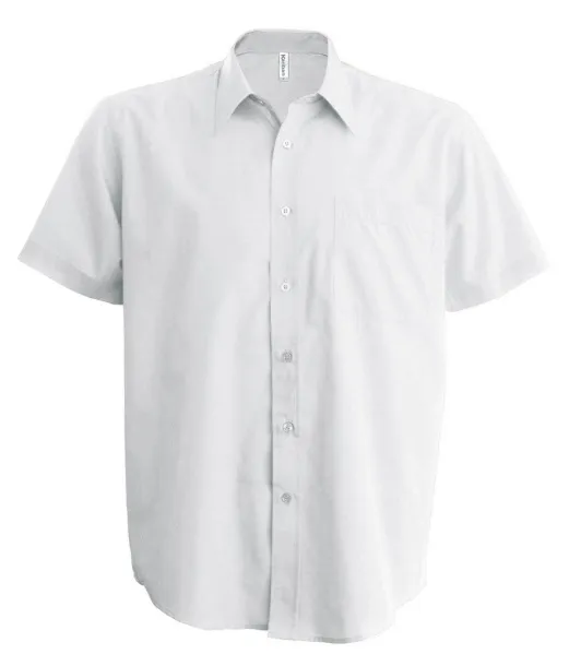  MEN'S SHORT-SLEEVED NON-IRON SHIRT - Kariban White