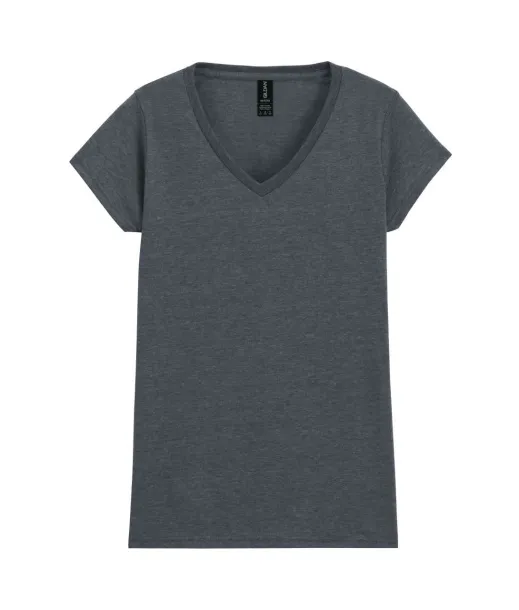  SOFTSTYLE® LADIES' V-NECK T-SHIRT - Gildan Dark Heather