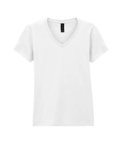  SOFTSTYLE® LADIES' V-NECK T-SHIRT - Gildan White