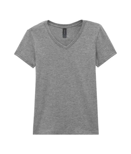  SOFTSTYLE® LADIES' V-NECK T-SHIRT - Gildan Sport Grey