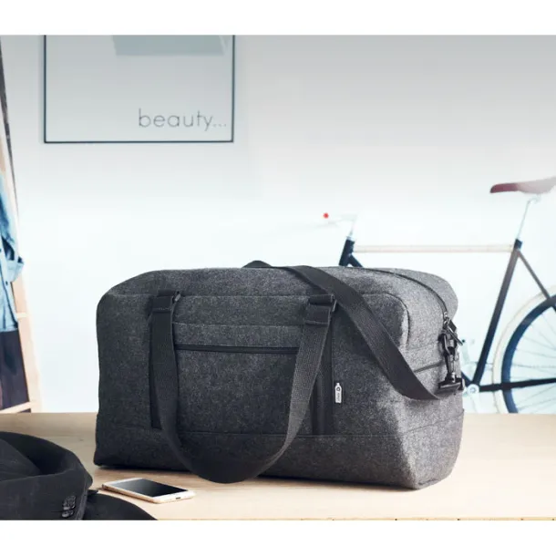 INDICO BAG RPET felt weekend bag stone grey